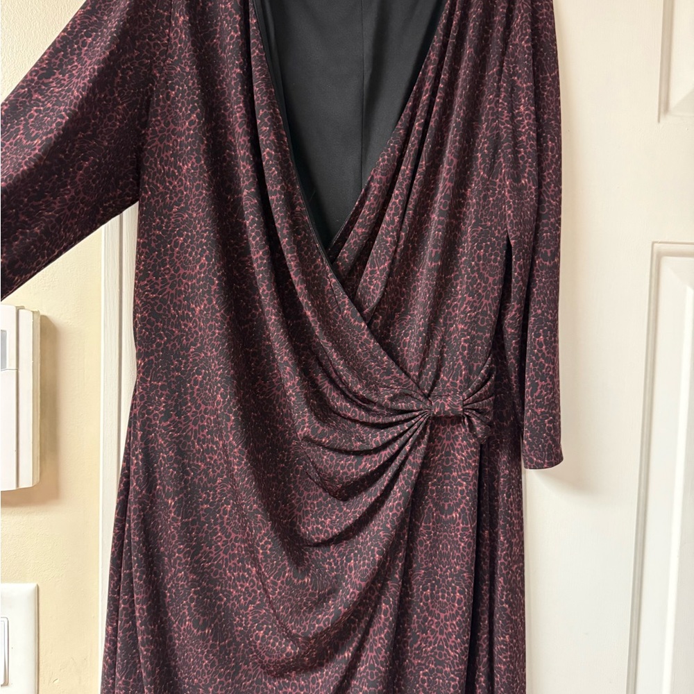 NWOT. Pretty pull-on midi dress - NWOT. Never worn